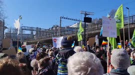 Large anti-war demo in Bern, Switzerland