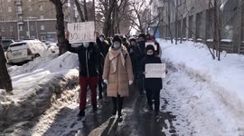 Russia: Anti-War Protests Continues In Novosibirsk, Siberia
