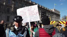 Protest to Stop Russian Aggression - Stop the War now, London, UK