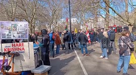 Freedom protesters march against Priti Patel's new  bill