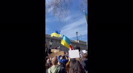 UK: Feb 26 – Protest In London Against Russian Invasion Of Ukraine