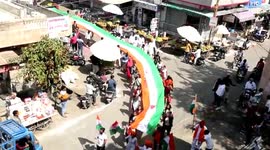 ABVP organised a 150 ft Tiranga Yatra in Rajasthan to paid tributes to martyrs of Indian freedom struggle