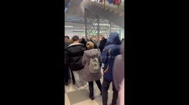 Run on the banks: People in Russia seen queuing to stock up on cash as West moves to cut Russian banks out of SWIFT payment system