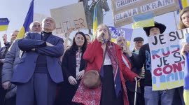 Rally for Peace in Ukraine - Lyon