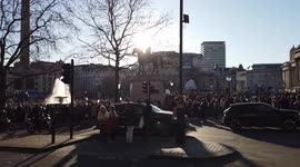 Stand with Ukraine protest against Russian invasion
