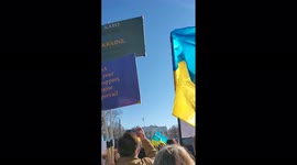 US: Feb 27 – Stand With Ukraine Rally Outside White House