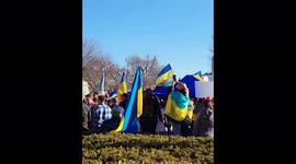 US: Feb 27 – Stand With Ukraine Rally Outside White House 3