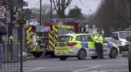 Roof destroyed after fire breaks out at Wembley restaurant, London