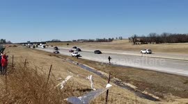 US: ‘The People’s Convoy’ Truckers Pass-Through Oklahoma