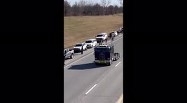 US: ‘The People’s Convoy’ Truckers Pass-Through Oklahoma 3