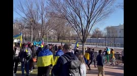 US: Feb 27 – Stand With Ukraine Rally Outside White House 4