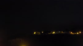 Lightning in the night, storm, Vila Franca de Xira, Portugal