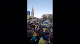 UK: Protests Against Russian Invasion Of Ukraine Continue In London 3