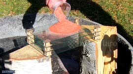 YouTuber tests how panes of glass fare against thermite