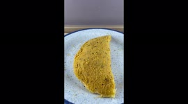 Pancake Day done differently: Giant savoury chicken, ham and sweetcorn crispy pancake