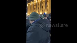 Anti-War Demonstration In Tbilisi, Georgia