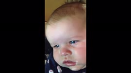 Baby seemingly goes into 'trance' when he hears Pharrell Williams' 'Happy'