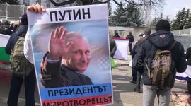 'Long live Putin' chanted at pro-Russia rally in Bulgaria