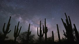 Milkyway Timelapse in the Desert 4k UHD