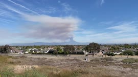 US: Jim Fire Breaks Out In Cleveland National Forest In Southern California