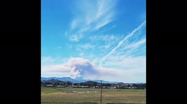 US: Jim Fire Breaks Out In Cleveland National Forest In Southern California 3