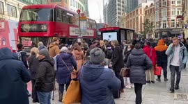 Travel chaos in London on second day of Tube strikes