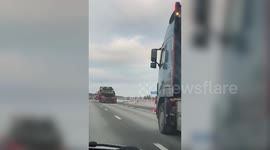 Huge convoy of British military vehicles spotted driving through Estonia