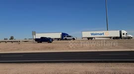The People's (Freedom/Truckers Convoy starts out small