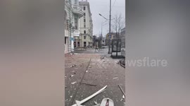 Kharkiv City in Ukraine severely battered by Russian strikes