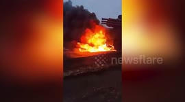 Ukrainian farmers seize and burn $15m Russian missile system