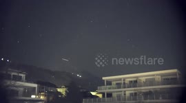Latest Starlink satellite train spotted over Swiss night sky after Florida launch
