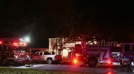 Fire Destroys Old Home in South Houston