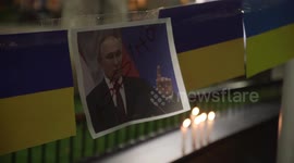 Rally in support of Ukraine in Cochabamba, Bolivia