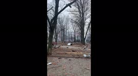 Russia attacks a university and a police building in the city of Kharkiv