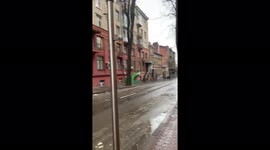 Kharkiv journalist films city centre devastated by week of Russian shelling