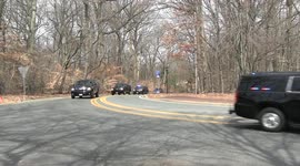 President of the United States Joe Biden departs his residence in Greenville, DE en-route Hotel du Pont in Wilmington, DE to participate in a meeting with national labor unions leaders on March 5, 2022