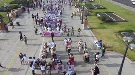 International Women's Day in Lima, Peru