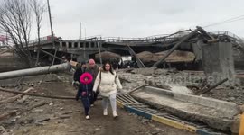 Eight civilians including 2 children killed in Irpin, near Kyiv, says mayor