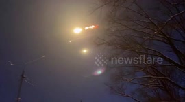 Watch moment ‘missile takes down Russian jet over Kharkiv’