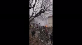 France: Flares Lit During March In Corsica In Support Of Yvan Colonna
