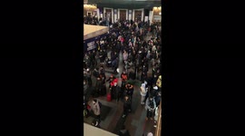 Ukraine: Kyiv-Pasazhyrskyi Railway Station Packed With People Trying To Flee Country