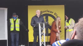 Jeremy Corbyn speaks At The Stop The War Protest