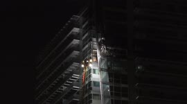 Local residents talk about the Whitechapel tower fire in London as crews still work