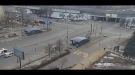 Police truck carrying dozens of anti-war protesters crashes in Moscow