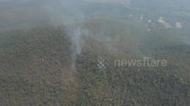 Thai Army sends three Soviet-designed MI-17 helicopters to help extinguish forest fires