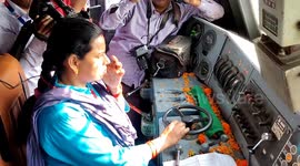 Train in India operated fully by females to mark International Women's Day
