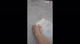 US homeowner stunned as parcel gets trapped under layer of ice outside her doorstep