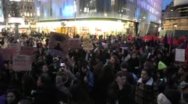 Leicester Square hosts vibrant International Women's Day protest