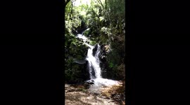 Small waterfall at Paiva walkways (Passadiços do Paiva), Arouca, Portugal