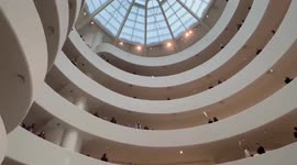 US: Artists Launch Paper Airplanes At Guggenheim Museum Calling For ‘No-Fly Zone’ Over Ukraine